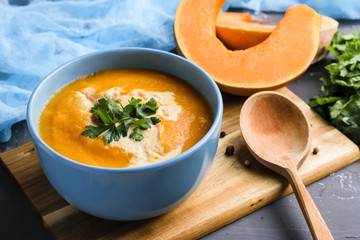 Pumpkin soup puree
