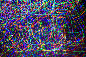 multicolored motion blurred lights pattern