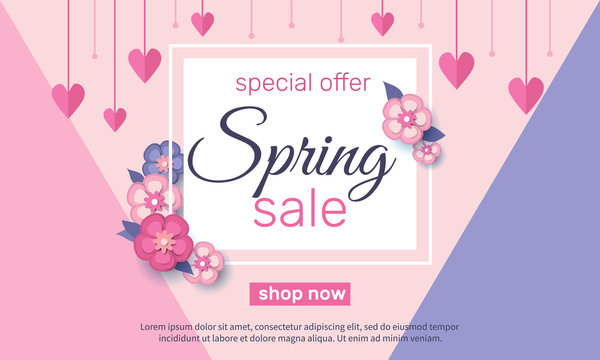 spring sale banner - Powered by Adobe