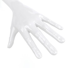 Female hand 3d rendering