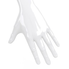 Female hand 3d rendering