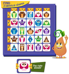 оwls Find 2 identical shapes 7