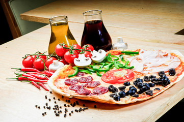 Lebanese food of thyme and manaqish