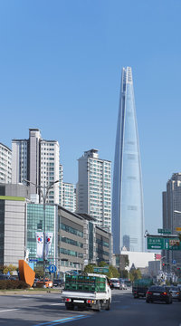 Südkorea, Seoul, Lotte World Tower, Wolkenkratzer