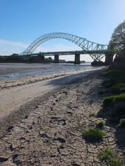 the Jubilee Bridge at Widnes on the Mersey