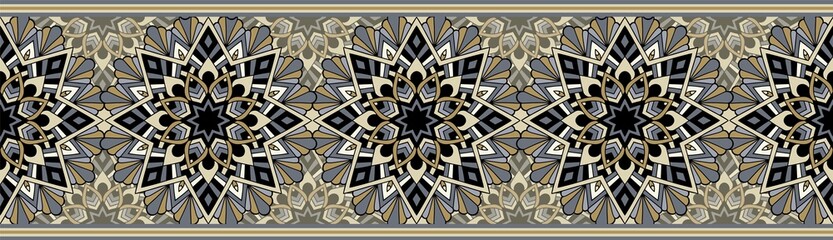 Seamless repeating pattern for border design