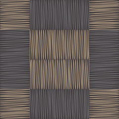 Seamless geometric pattern. Brown floor with wooden texture. Asian Mat. Scribble texture. Textile rapport.