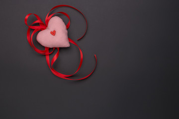 Happy Valentines Day love celebration in a rustic style isolated.