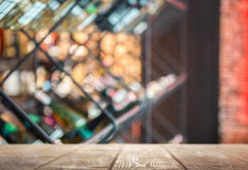 Wine store background