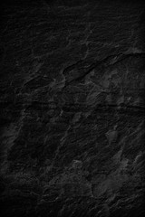 Dark grey black slate background or texture.