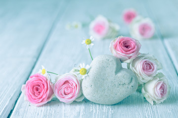 Romantic vintage flower background