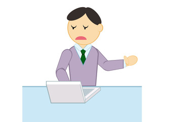 不機嫌サラリーマン