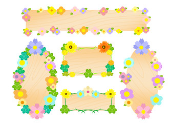 花のフレーム