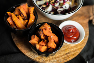 Süßkartoffel Pommes Frites