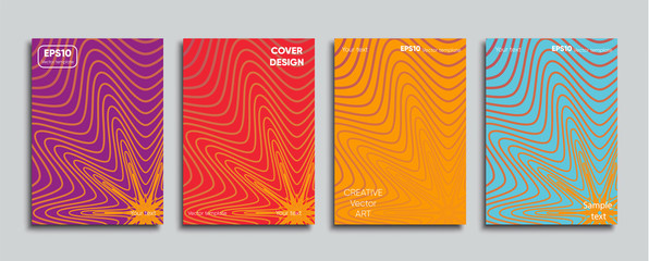 Colored cover. Creative cover designe.