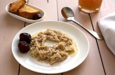 Porridge for the breakfast 