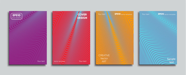 Colored cover. Creative cover designe.