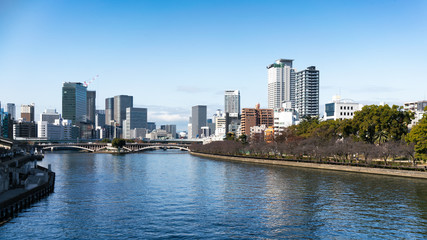 Fototapeta na wymiar Osaka Cityscape