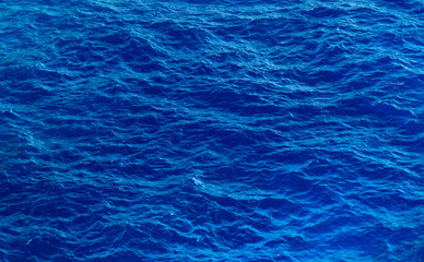 Sea surface aerial view