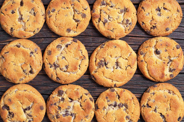 Background of cookies