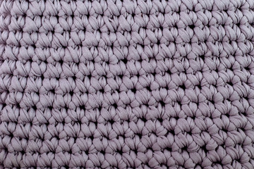 Knitted cotton texture of large threads.