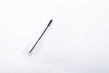 Brush for mascara on white background.