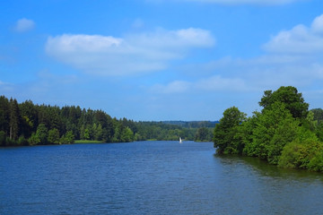 Bucher Stausee, Baden-Württemberg, Deutschland