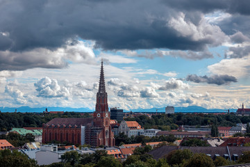 Mariahilfkirche, a church in Munich - Bavaria, Germany