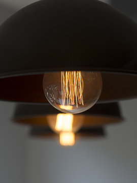 Detail of interior lamps