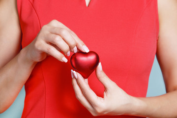 Valentine's day symbol - red heart