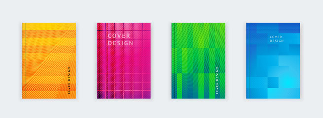 Vector illustration of bright color abstract pattern background