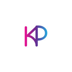 initial letter rounded logo modern, colorful gradient