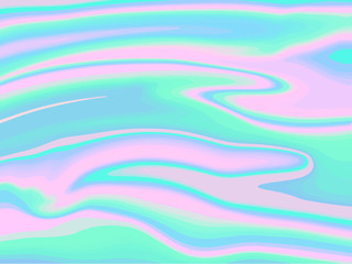Obraz premium Holographic abstract background in pastel, neon color . Vector illustration for poster, brochure, invitation, cover book, catalog.
