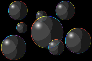 Set of transparent banners for text. Vector illustration EPS10 for infographic template, presentations, brochures, flyer, banner, website