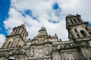 Fototapeta na wymiar Mexico City Cathedral 