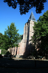 Fototapeta na wymiar protestant church in Serooskerke