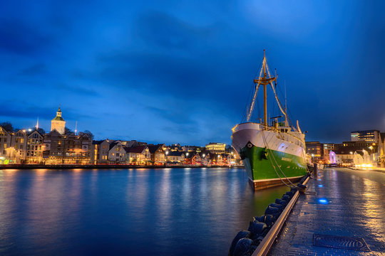 Hafen von Stavanger in Norwegen
