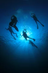Photo sur Plexiglas Plonger Scuba dive coral reef