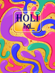 India Festival of Color Happy Holi background