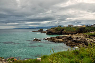 Spanish destination, Galicia, north-west region, Foz cliffs