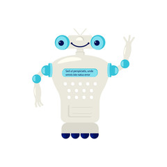 Cartoon Cute chat bot