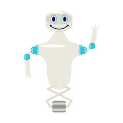 Cartoon Cute chat bot