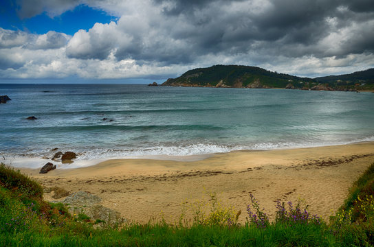 Spanish destination, Galicia, north-west region, Espasante beach