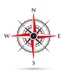 Red compass © jameschipper