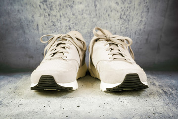 Pair of men's sports shoes