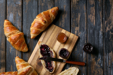 Homemade croissants