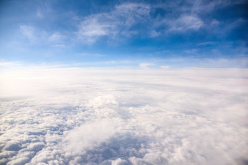 view from the airplane window