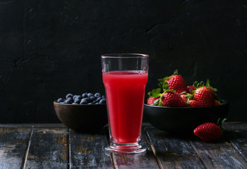 Fresh red juice