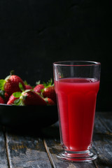 Fresh red juice