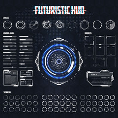 Sci-Fi Futuristic Hud Elements Set